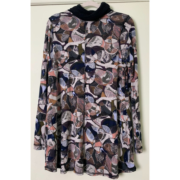 LOGO Lori Goldstein Womens Cowl Neck Top Sz XS Long Sleeve - Picture 2 of 9